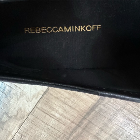 NWOB Rebecca Minkoff Sloane Lace Boat Shoes Black White size 7 Vacation - Picture 8 of 9